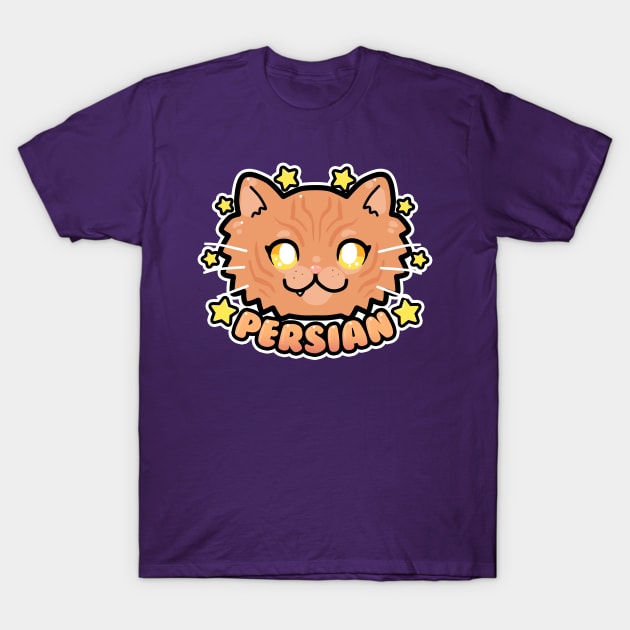 KAWAII Chibi Cat Cat Face T-Shirt by TechraNova